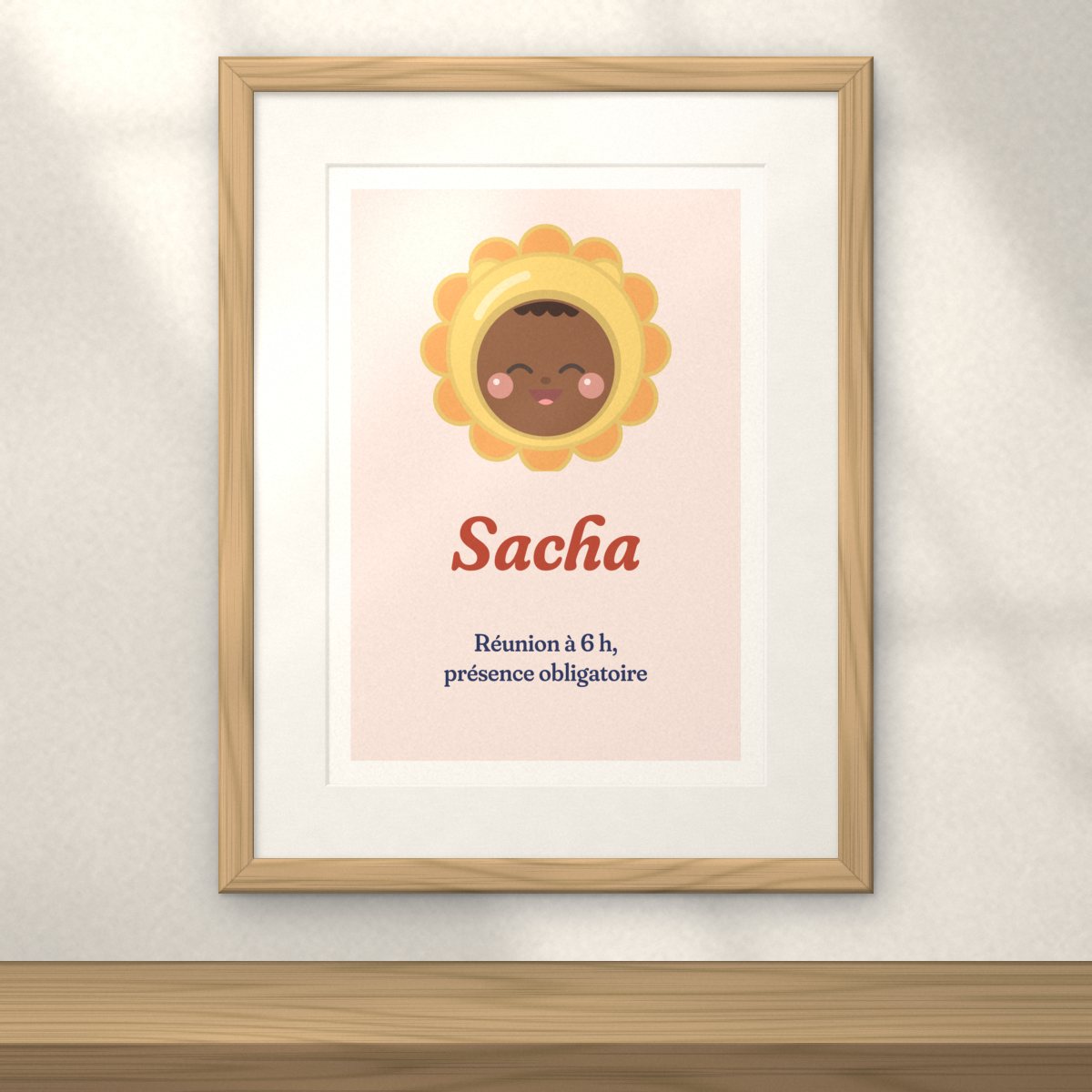 Affiche personnalisée A3, visuel d'illustration