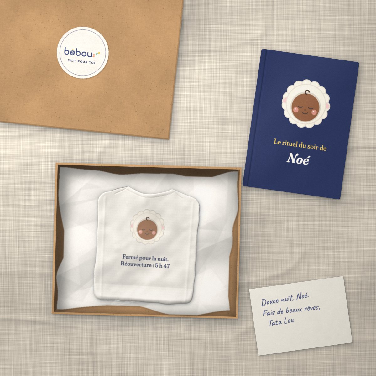 Coffret Bonne nuit, visuel d'illustration